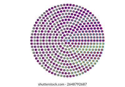 Vibrant Rounded Rectangle Pattern – Modern Geometric Composition , Modern Tech-Inspired Design Element