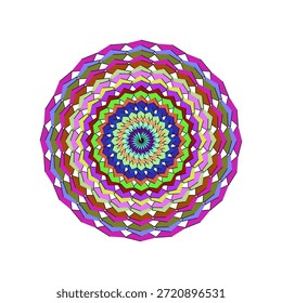 Vibrante diseño de mandala escalable con intrincados patrones florales y arte simétrico para el bienestar y la decoración.