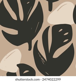 Vibrant Seamless Classic Flora Textile Texture. White Continuous Fashion Bloom Style, Seamless Wallpaper. Blue Endless Color Beautiful Leaves Backdrop. 