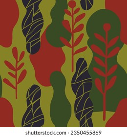 Vibrant Seamless Decoration Isolated Decor Pattern. Pink Endless Summer Natural Textile, Seamless Design. Dark Seamless Color Blossom Leaves Wallpaper. 