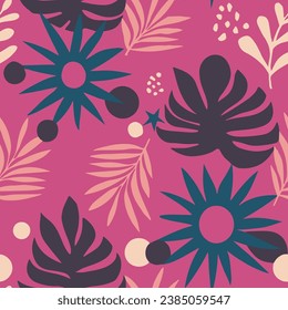 Vibrant Seamless Decoration Retro Paint Pattern. White Continuous Classic Fresh Scribble, Seamless Design. Light Seamless Summer Blossom Surface Texture. 