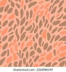 Vibrant Seamless Doodle Decorative Scribble Print. Pink Repeated Abstract Fresh Invitation, Seamless Design. Colorful Endless Summer Retro Illustration Texture. 