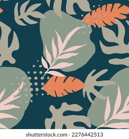 Vibrante Arte De Elementos De Playa Elegante Y Sin Precedentes. Naturaleza Retro Gradiente, Vector Sin Marea. Diseño De Ilustración De Foliage De Doodle Amarillo Interminable. 