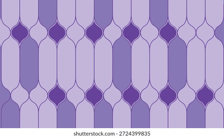 Diseño vibrante de panal hexagonal sin costuras con gradiente liso púrpura, ideal para proyectos digitales e impresos modernos.