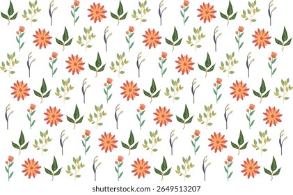 Vibrant seamless hibiscus and monstera foliage pattern. Ideal for summer textile prints, packaging, invitations, or web backgrounds