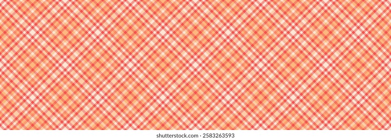 A vibrant, seamless pattern featuring a delicate crisscross design in warm peach and coral tones.  Perfect for textile prints, website backgrounds, or packaging design.