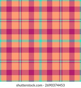 Vibrant, seamless plaid pattern. Ideal for backgrounds, textiles, or adding a touch of casual warmth to designs. Versatile for print or web projects.