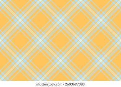 Vibrant seamless plaid pattern in sunny yellow and pale blue.  Perfect for textile design, website backgrounds, or packaging.  This cheerful, geometric design evokes feelings of warmth and optimism.