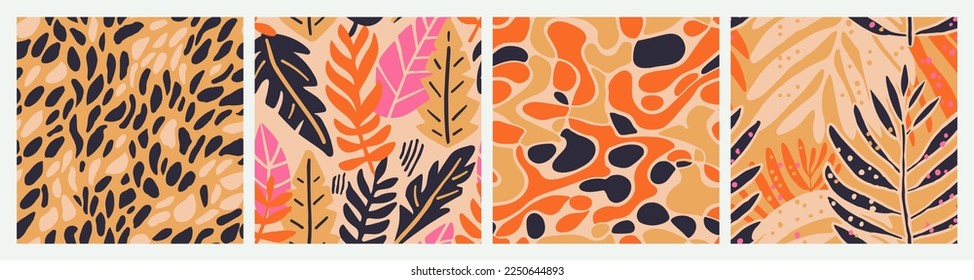 Vibrant Seamless Summer Branch Textile Vector. Pastel Endless Elegant Isolated Template, Seamless Art. Hippie Repetitive Fashion Blossom Scribble Pattern. 