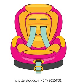 Asiento de coche vibrante y seguro diseñado para mantener a los bebés seguros y cómodos durante los viajes en coche