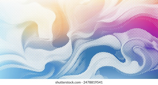 vibrant shape dynamic background illustration colorful fluid, organic texture, gradient movement vibrant shape dynamic background