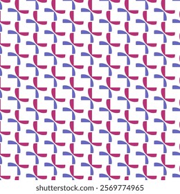 Vibrant Shapes Pattern for Dynamic Design Projects. With Seamles Shape, the blue and purple color combination is suitable for decoration or wall design to meet digital design background needs.