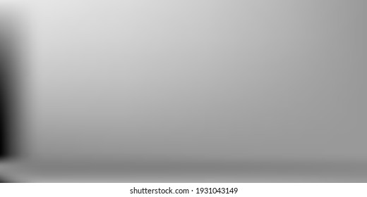 Vibrant Silver Blurred Background. Metallic Blurred Texture Illustration. Black and White Natural Horizontal Gradient Mesh. Aluminium Monochromatic Horizontal Lines Backdrop. Blank Horizontal Gradient