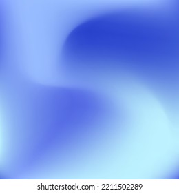 Vibrant Sky Vivid Fluid Curve Gradient Backdrop. Bright Colorful Ocean Pastel Liquid Background. Color Water Dynamic Wavy Dark Swirl Gradient Mesh. Cold Blurred Blue Light Indigo Design Pic.