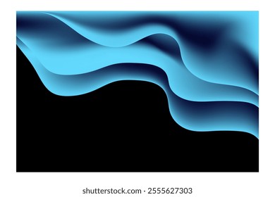Vibrant Smooth  Colorful Abstract Light Mesh gradient background wallpaper template 