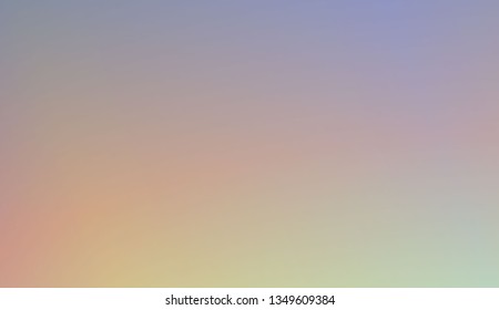 Vibrant And Smooth Gradient Soft Colors Background. For Cover Page, Poster, Banner Of Websites. Vector Illustration