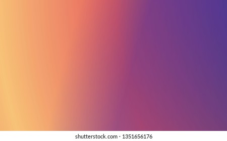 Vibrant And Smooth Gradient Soft Colors Background. For Cover Page, Poster, Banner Of Websites. Vector Illustration