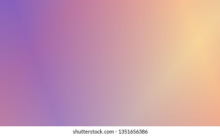 Vibrant And Smooth Gradient Soft Colors Background. For Cover Page, Poster, Banner Of Websites. Vector Illustration