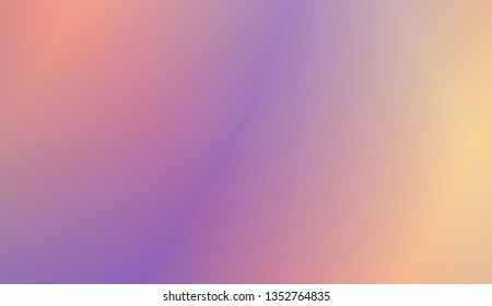 Vibrant And Smooth Gradient Soft Colors Background. For Cover Page, Poster, Banner Of Websites. Vector Illustration