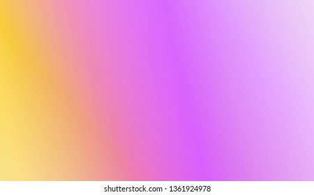 Vibrant And Smooth Gradient Soft Colors Background. For Greeting Card, Brochure, Banner Calendar. Vector Illustration