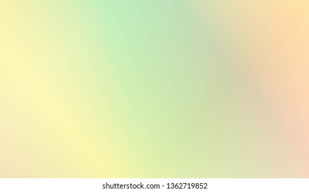 Vibrant And Smooth Gradient Soft Colors Background. For Greeting Card, Brochure, Banner Calendar. Vector Illustration