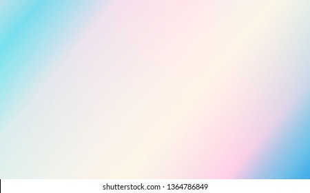 Vibrant And Smooth Gradient Soft Colors Background. For Greeting Card, Brochure, Banner Calendar. Vector Illustration