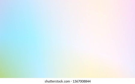 Vibrant And Smooth Gradient Soft Colors Background. For Greeting Card, Brochure, Banner Calendar. Vector Illustration