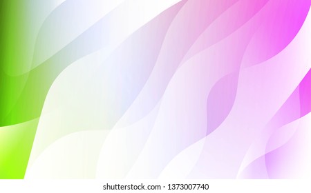 Vibrant And Smooth Gradient Soft Colors Wave Geometric Shape. For Cover Page, Poster, Banner Of Websites. Vector Illustration