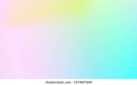 Vibrant And Smooth Gradient Soft Colors Background. For Greeting Card, Brochure, Banner Calendar. Vector Illustration