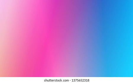 Vibrant And Smooth Gradient Soft Colors Background. For Web, Presentations And Prints. Vector Illustration