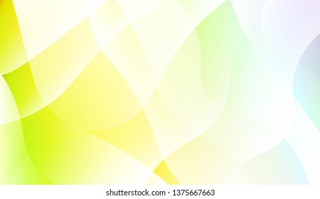 Vibrant And Smooth Gradient Soft Colors Wave Geometric Shape. For Cover Page, Poster, Banner Of Websites. Vector Illustration