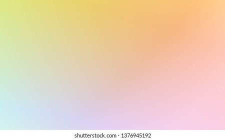 Vibrant And Smooth Gradient Soft Colors Background. For Web, Presentations And Prints. Vector Illustration