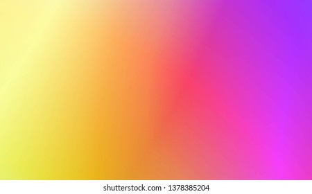 Vibrant And Smooth Gradient Soft Colors Background. For Web, Presentations And Prints. Vector Illustration