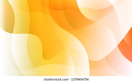 Vibrant And Smooth Gradient Soft Colors Wave Geometric Shape. For Cover Page, Poster, Banner Of Websites. Vector Illustration