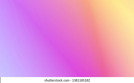 Vibrant And Smooth Gradient Soft Colors Background. For Web, Presentations And Prints. Vector Illustration