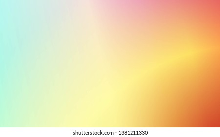 Vibrant And Smooth Gradient Soft Colors Background. For Web, Presentations And Prints. Vector Illustration