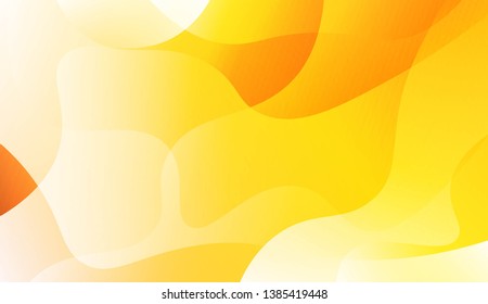 Vibrant And Smooth Gradient Soft Colors Wave Geometric Shape. For Cover Page, Poster, Banner Of Websites. Vector Illustration