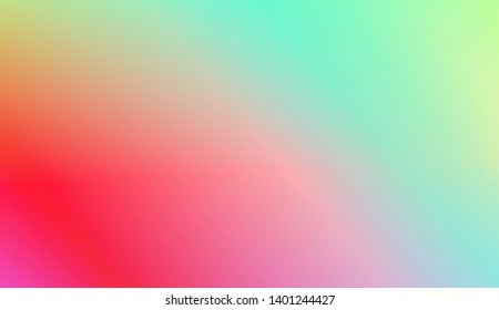 Vibrant And Smooth Gradient Soft Colors Background. For Web, Presentations And Prints. Vector Illustration