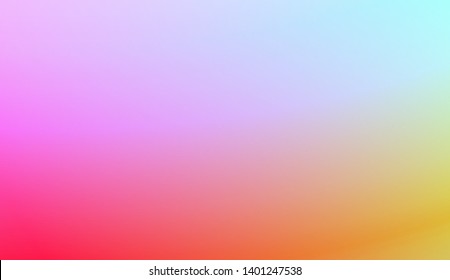 Vibrant And Smooth Gradient Soft Colors Background. For Web, Presentations And Prints. Vector Illustration