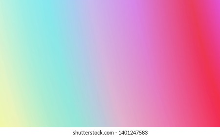Vibrant And Smooth Gradient Soft Colors Background. For Web, Presentations And Prints. Vector Illustration