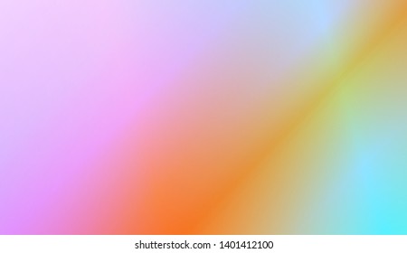 Vibrant And Smooth Gradient Soft Colors Background. For Web, Presentations And Prints. Vector Illustration