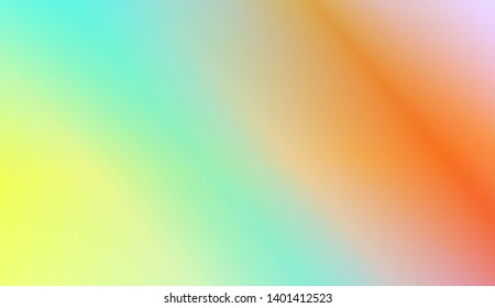 Vibrant And Smooth Gradient Soft Colors Background. For Web, Presentations And Prints. Vector Illustration