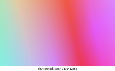 Vibrant And Smooth Gradient Soft Colors Background. For Web, Presentations And Prints. Vector Illustration