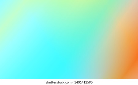 Vibrant And Smooth Gradient Soft Colors Background. For Web, Presentations And Prints. Vector Illustration
