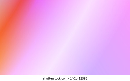 Vibrant And Smooth Gradient Soft Colors Background. For Web, Presentations And Prints. Vector Illustration