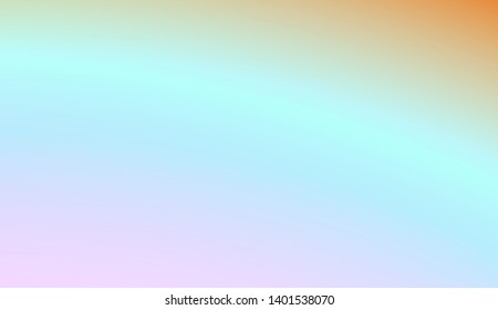Vibrant And Smooth Gradient Soft Colors Background. For Web, Presentations And Prints. Vector Illustration