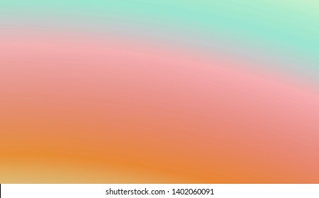 Vibrant And Smooth Gradient Soft Colors Background. For Web, Presentations And Prints. Vector Illustration