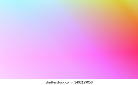 Vibrant And Smooth Gradient Soft Colors Background. For Web, Presentations And Prints. Vector Illustration