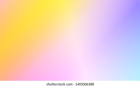 Vibrant And Smooth Gradient Soft Colors Background.  Vector Illustration.