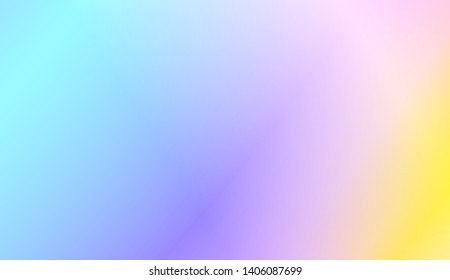 Vibrant And Smooth Gradient Soft Colors Background.  Vector Illustration.